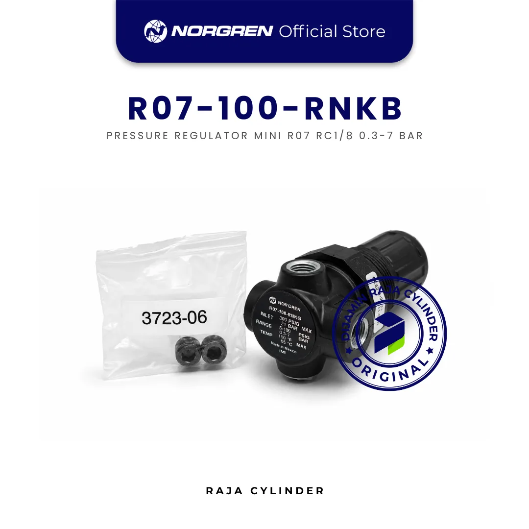 NORGREN R07-100-RNKB Mini Air Pressure Regulator 1/8 Inch Pneumatic Original IMI Norgren
