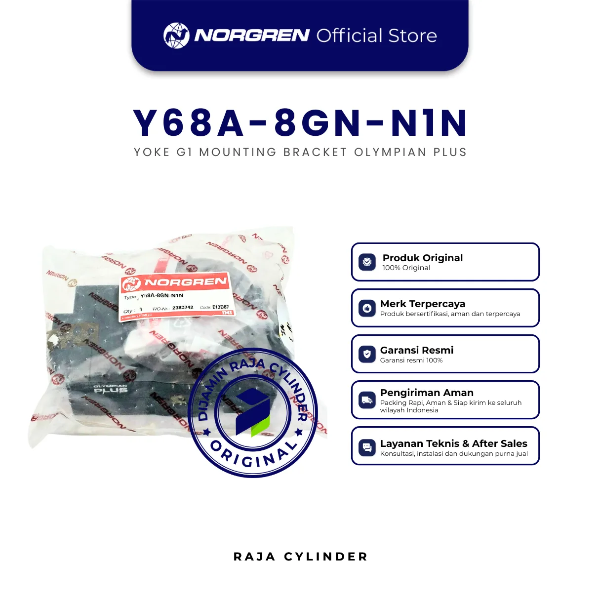 NORGREN Y68A-8GN-N1N Pneumatic Accessories Air Preparation Component Original