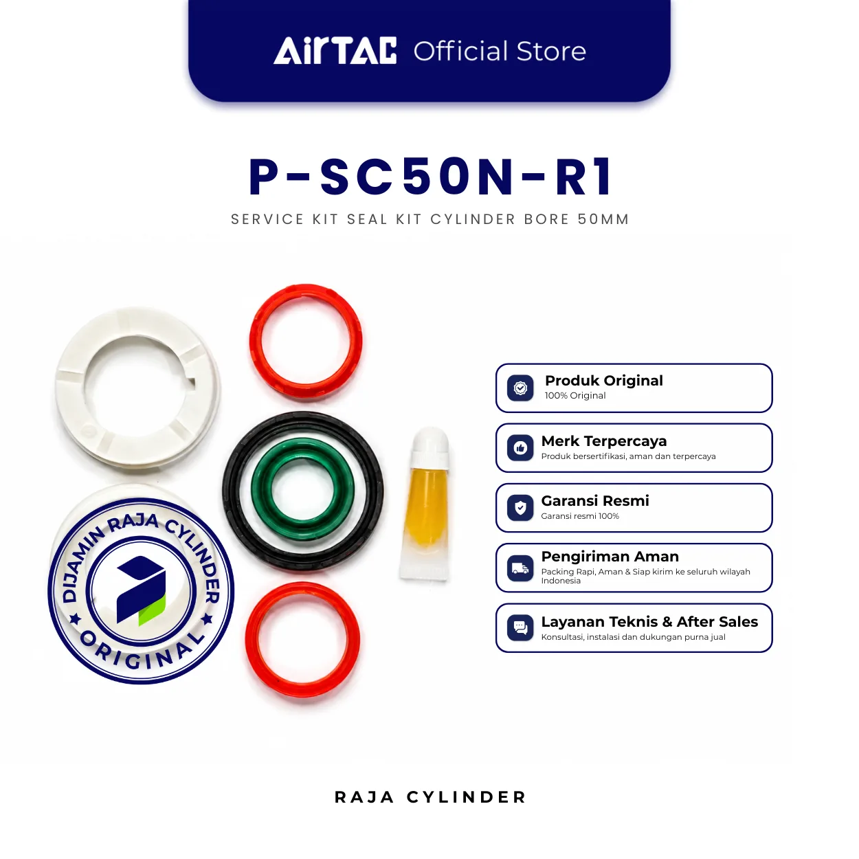 AIRTAC P-SC50N-R1 Original Repair Kit - Gambar 3