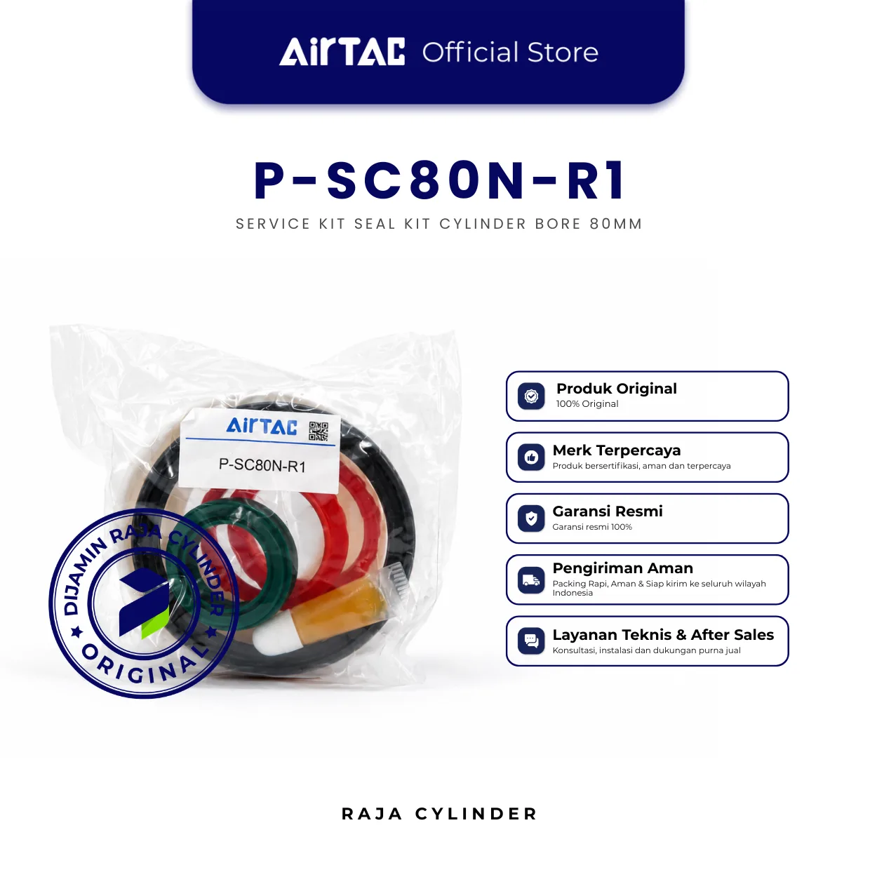 AIRTAC P-SC80N-R1 Original Repair Kit - Gambar 3