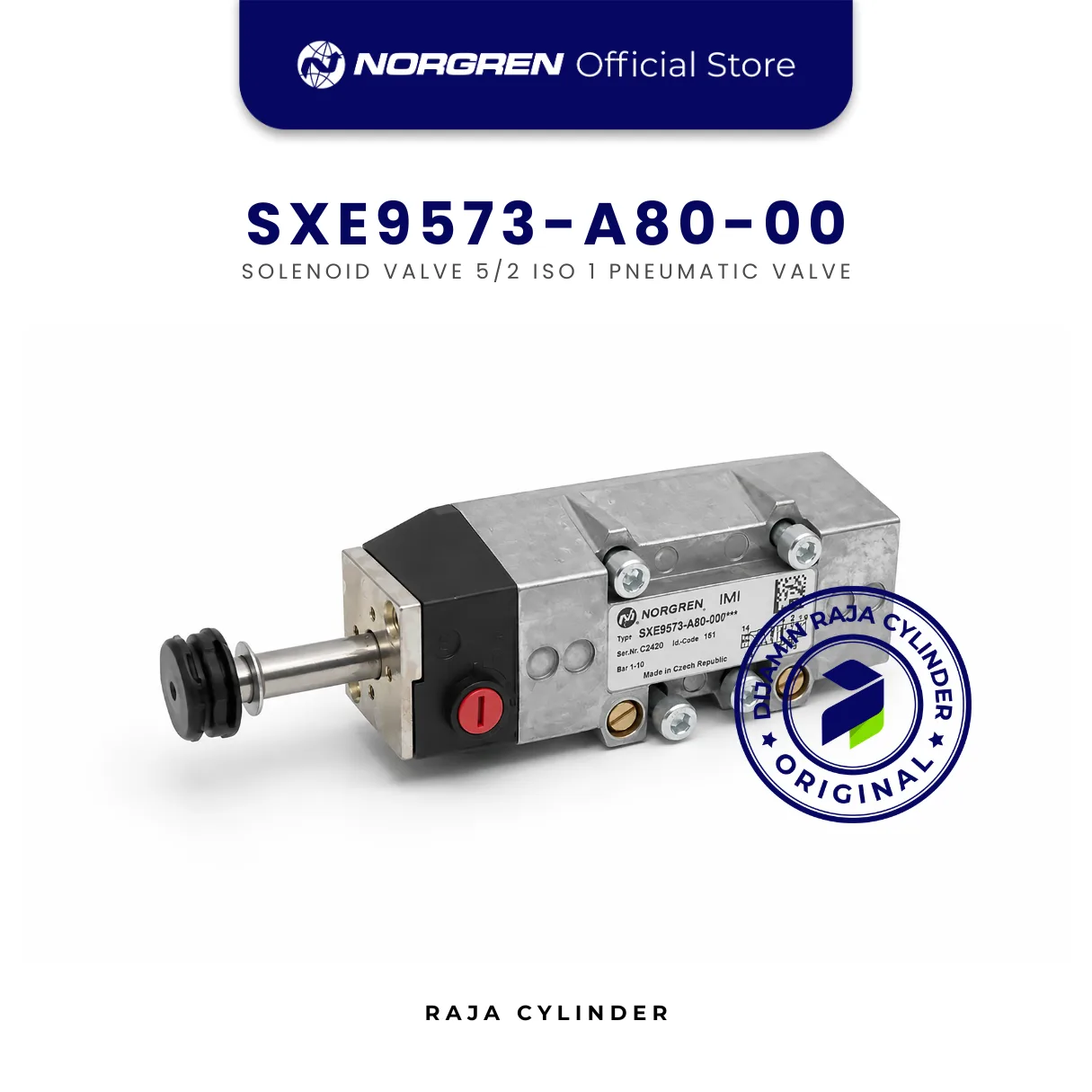NORGREN SXE9573-A80-00 Solenoid Valve Pneumatic Original IMI Norgren - Gambar 2